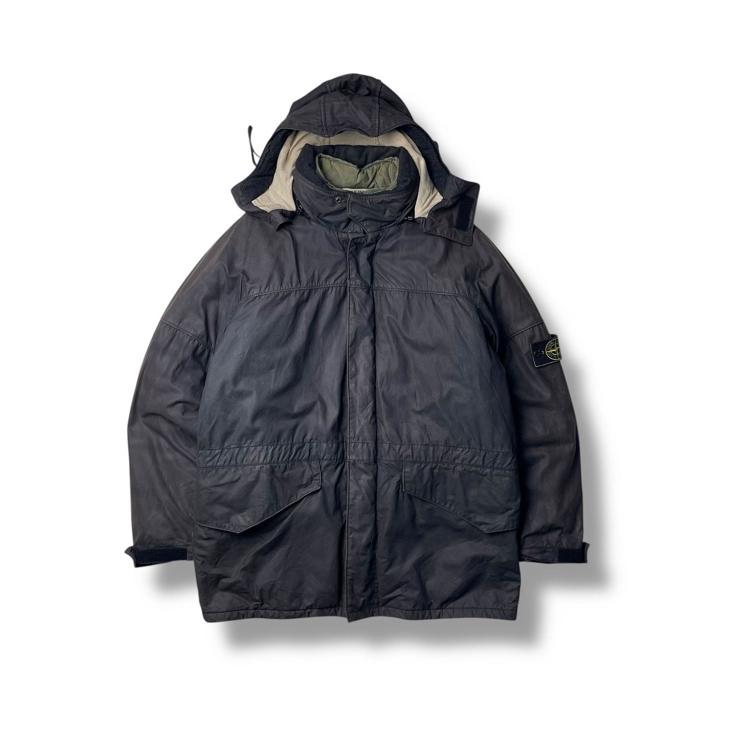 Vintage Stone Island Waxed Cotton Jacket (M)