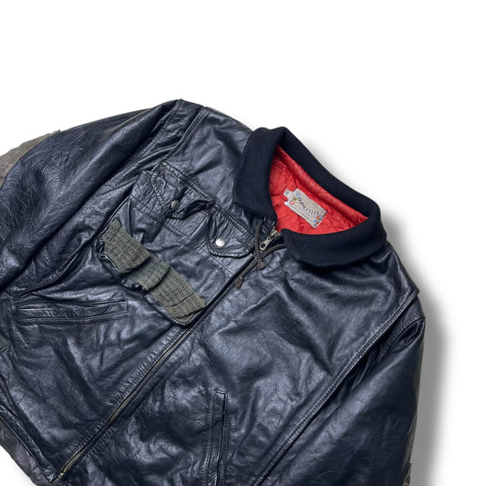 Vintage Boneville Dutch Policeman’s Leather Jacket (M)