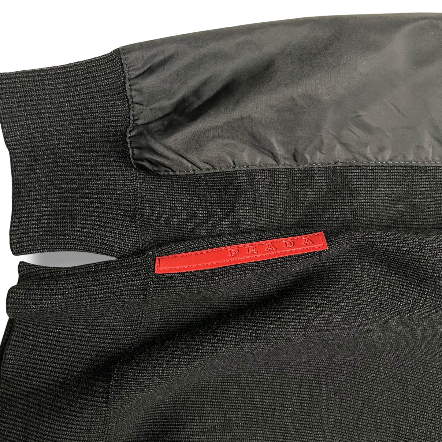 Vintage Prada Sport Nylon Panelled Knit (XL)