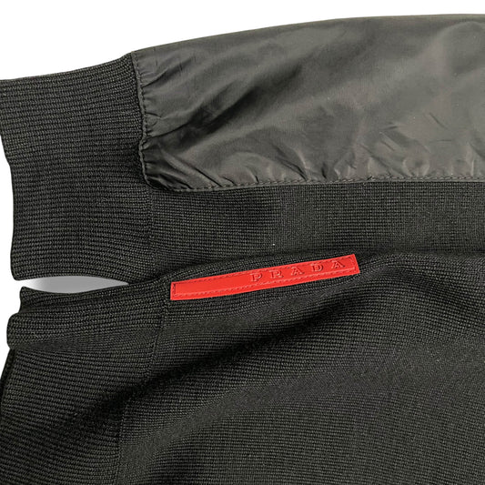 Vintage Prada Sport Nylon Panelled Knit (XL)