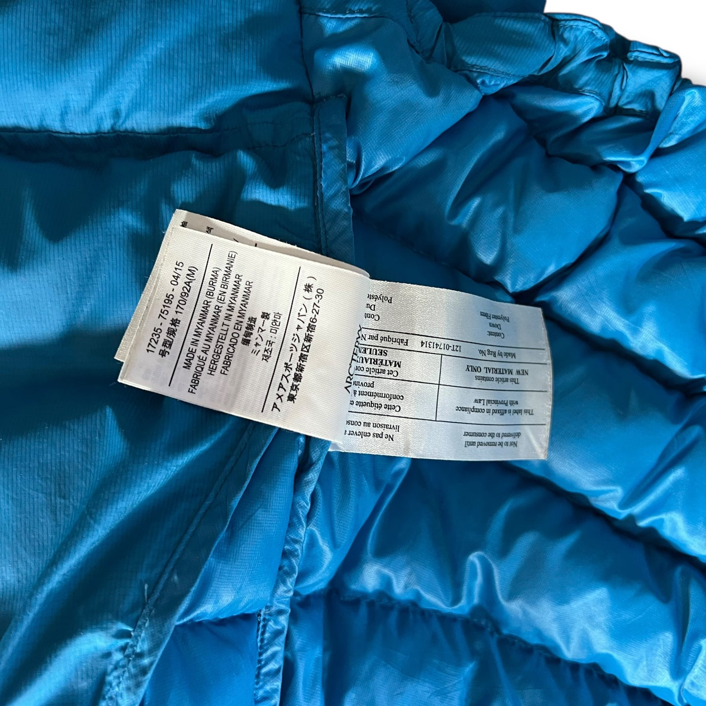 Womens Arc’teryx Thorium Puffer (M)