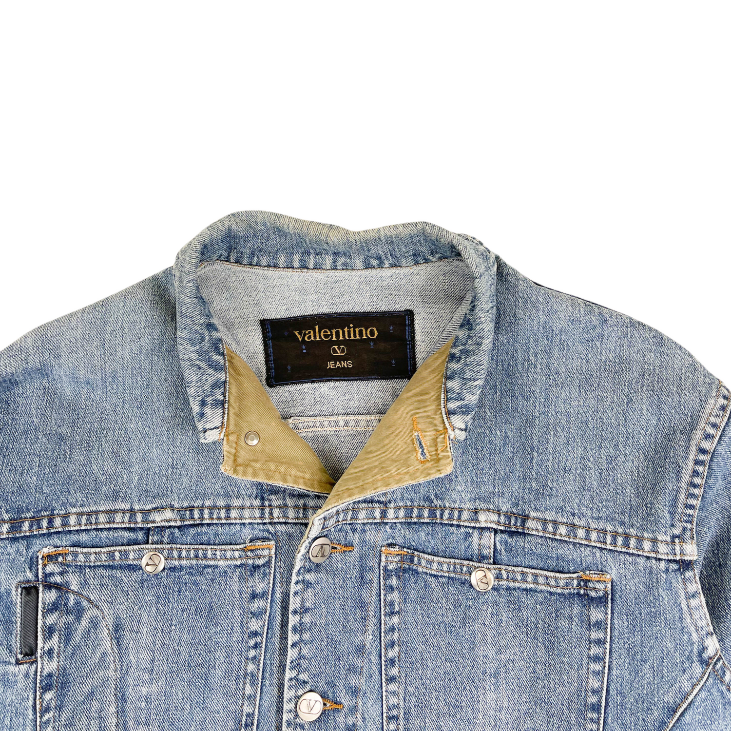 kandidatskole Forkert Blot Vintage Valentino Denim Jacket – ARCHIVE 89